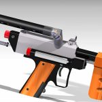Full deign of a pump action Autococker Paintball gun