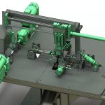 Automotive Industry - Custom automated machine for tube bending